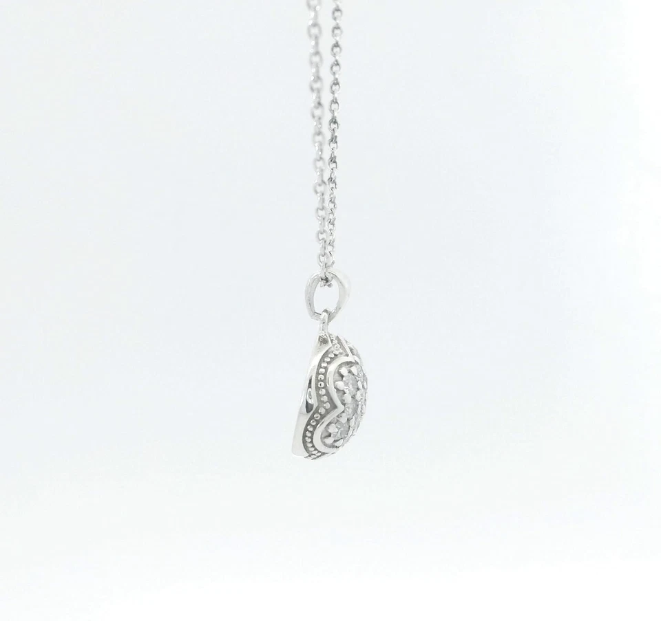 Ожерелье с подвеской из серебра и бриллиантов Tacori - Изображение 3 из 4