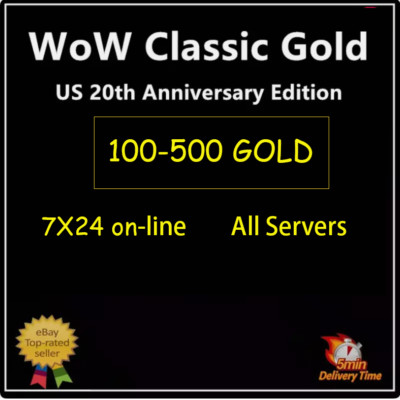 WOW Classic 20th Anniversary Edition Gold All US/EU Server Alliance  