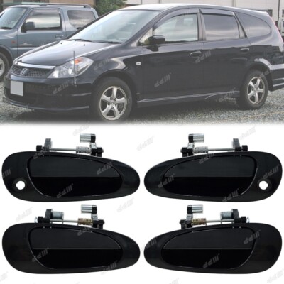 Outside Exterior Door Handle Black Fits Honda Stream RN1 RN2 RN3