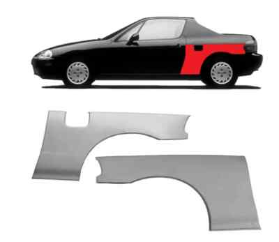 Für Honda CRX Civic Del Sol 1992 1998 Radlauf Reparaturblech/ L+R