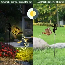 Solar Angel kettle Light, Large Hanging Light, Outdoor Garden Decoration