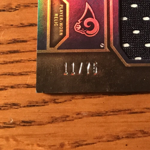 2012 Topps Triple Threads Rookies Autographed Relics Sepia Brian Quick #’d 11/75 - Image 3 of 3