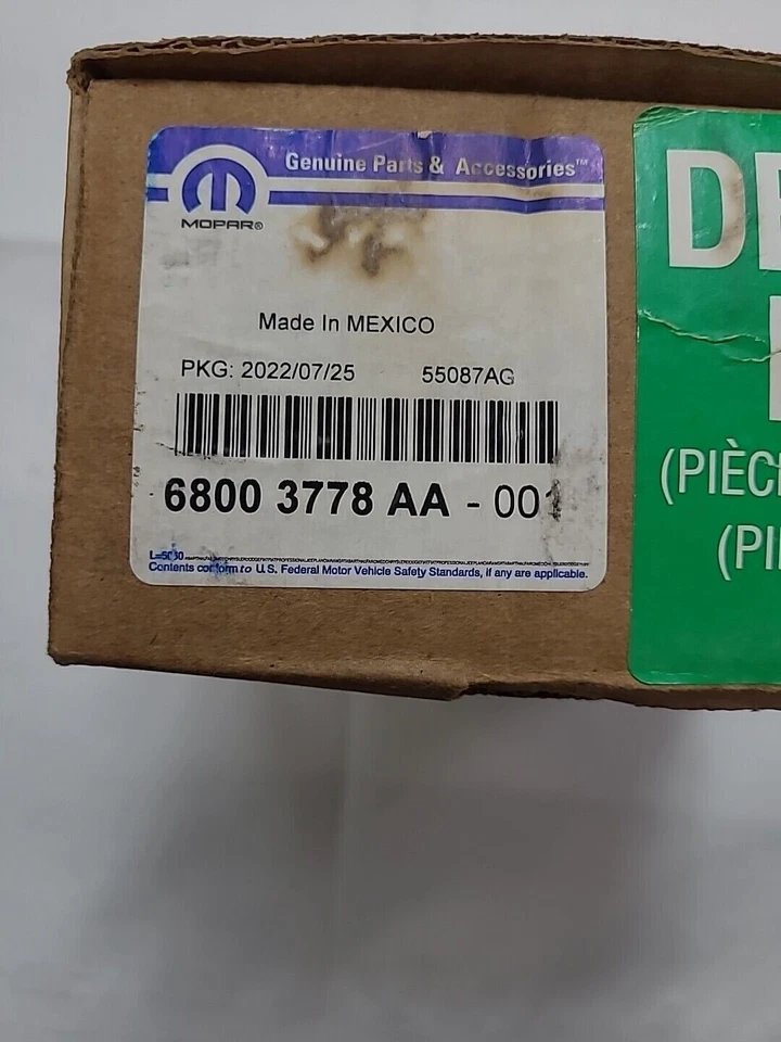 Conjunto de pinza de freno de disco MOPAR 68003778AA, derecha para Jeep Wrangler 2018 y otros Foto 2 de 4