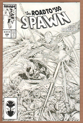 Spawn #299 Comic Image 1st Print First VARIANT B&W Black White Sketch McFarlane