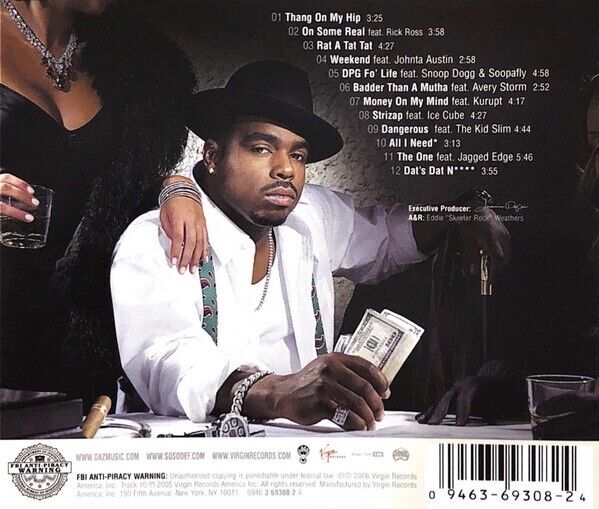 DAZ DILLINGER So So Gangsta CD NEW UPC# 094636930824 Snoop