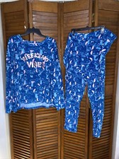 Disney Stitch Weekend Vibes Fleece Pajamas Set Womens Size 3x