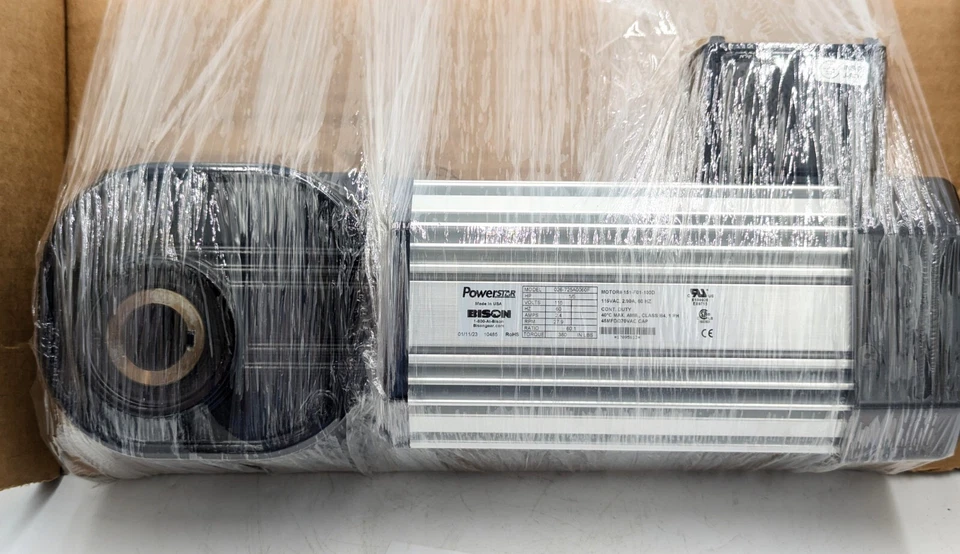 Bison  026-725A0060F Powerstar Right Angle Gearmotor, 28 RPM, TEFC, 115 VAC - Image 2 of 4