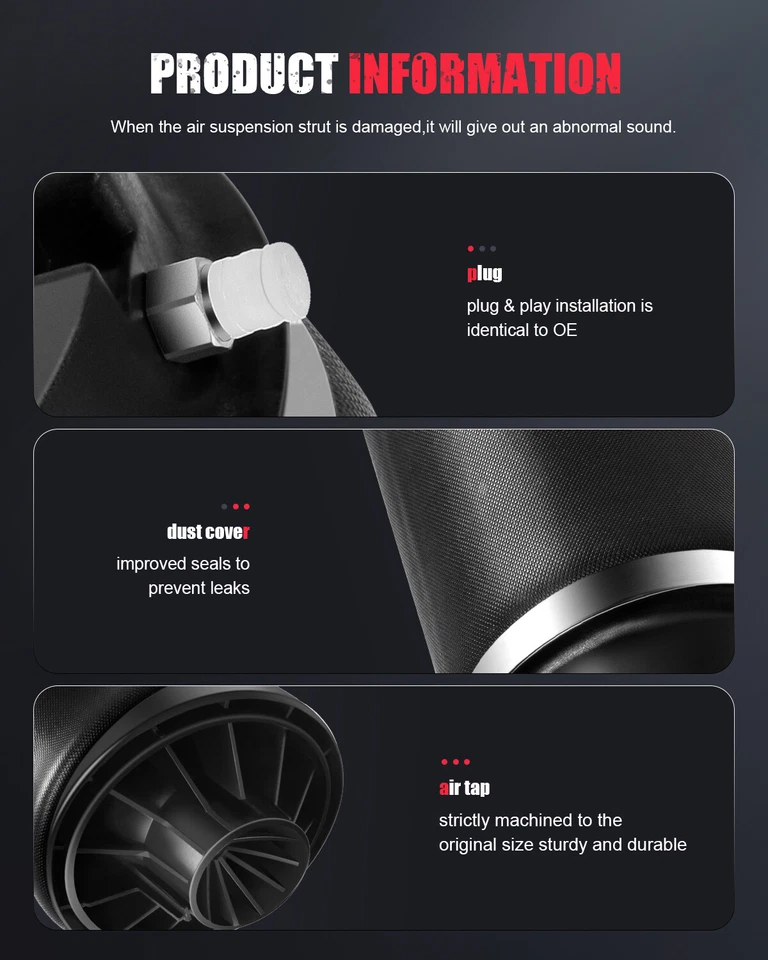 3 resortes y compresores de suspensión neumática traseros para Mercedes-Benz Clase R W251 R63 AMG Foto 4 de 4