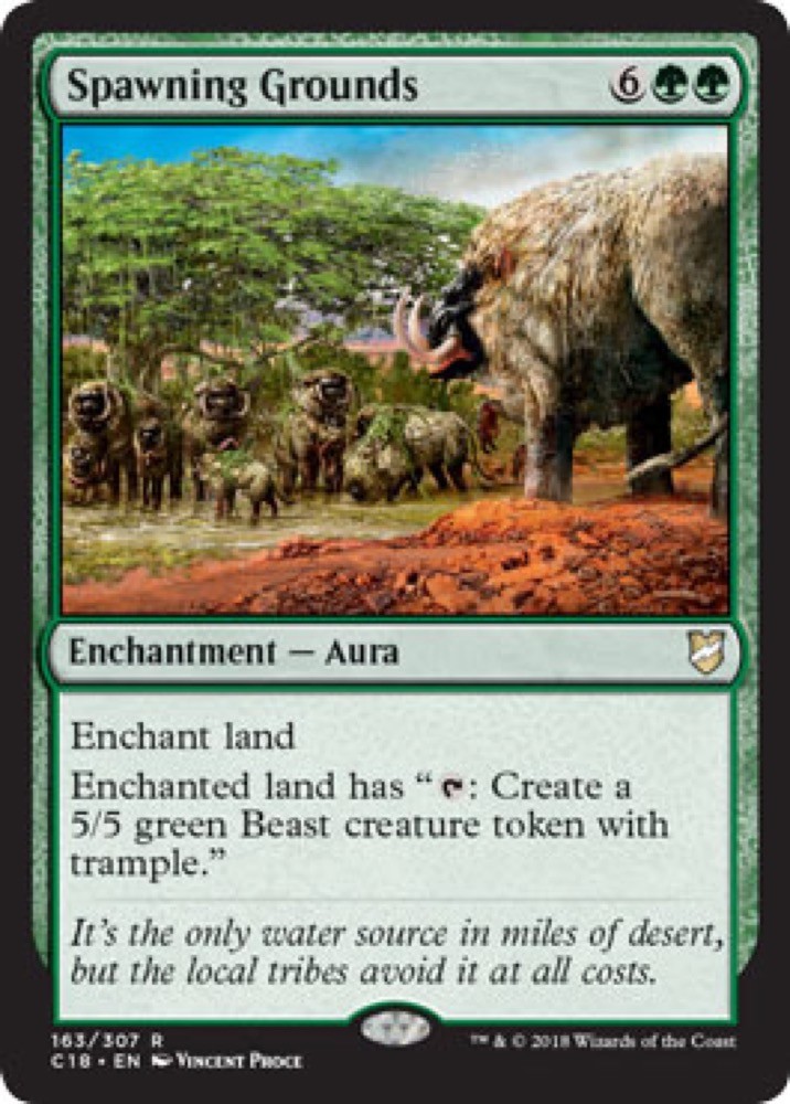 Spawning Grounds (163/307) - Commander 2018 - Rare 
