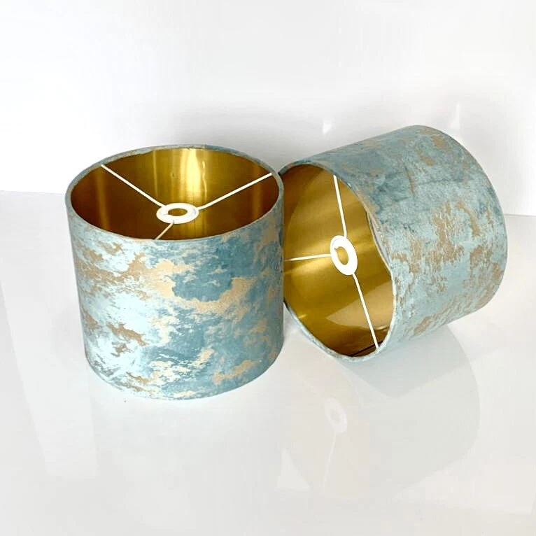 Gold foil lamp shade deals