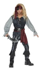Sea Scoundrel Pirate Buccaneer Boys Child Costume