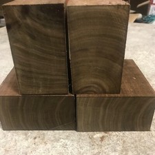 5  X 5  X 3  Walnut Turning Bowl Blanks Carving Blanks Hobby Whittling Qty 4