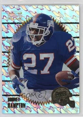 1996 Pinnacle Summit Ground Zero Rodney Hampton #30 0c4