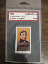 T206 Honus Wagner Reprint Uncirculated Limited Edition Baseball Card