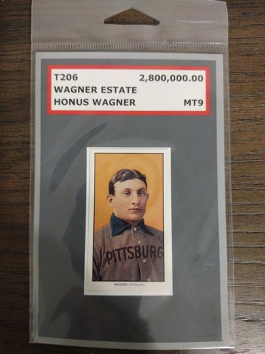 T206 Honus Wagner Reprint Uncirculated Limited Edition Baseball Card