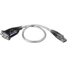 ATEN USB to RS-232 Adapter 100 cm - 3.28 ft Serial/USB Data Transfer Cable