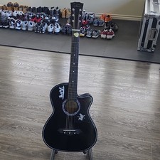 Glarry G301 Cutaway Acoustic Guitar Black 6 String Right-Handed