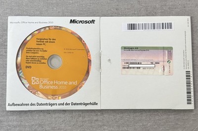 MS Office 2010 HB (Home and Business) OEM Vollversion deutsch mit Datenträger