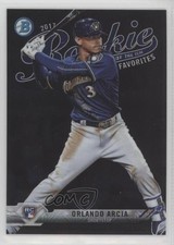 2017 Bowman Chrome ROY Favorites Mega Box Mojo Refractor Orlando Arcia 11ff