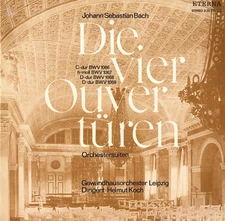 BACH 4 Orchestral Suites KOCH Leipzig GhO Eterna 825511 2LP Gatefold Black Label