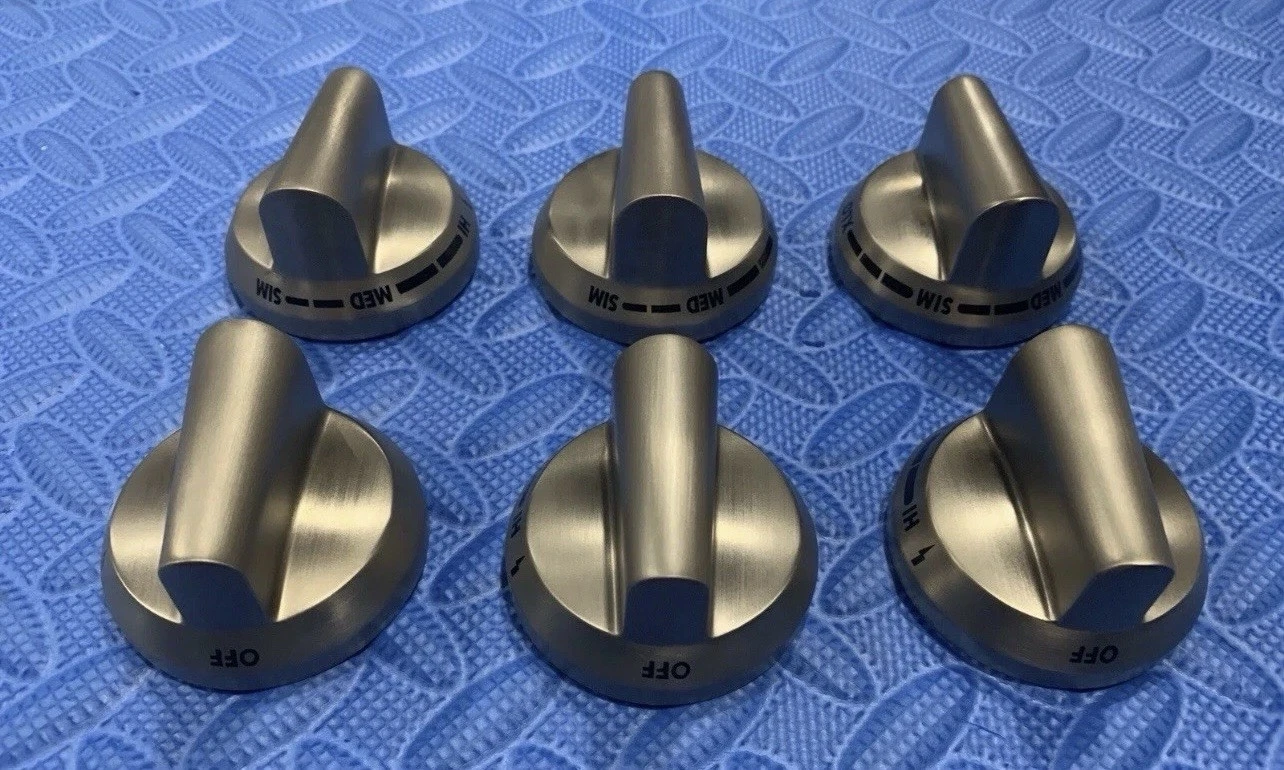 THERMADOR STNLS.KNOB SET (6pc) FOR OLDER PRO HARMONY RANGE/RANGETOP,C-pics&desc
Opens in a new windo