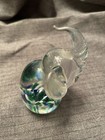 VTG Handblown Art Glass Elephant Paperweight Made In Taiwan Pristine Condition — photo 5