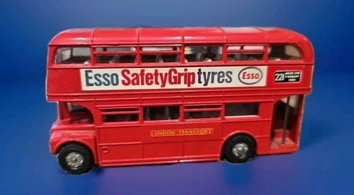 Vintage Dinky 289 Routemaster Bus London Transport ESSO Tyres 1978 Diecast