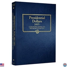 Whitman US Presidential Dollar Coin Album P & D Mints #2227 Premium High Quality