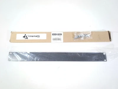 Panneau Panel Rack 19'' 1U Noir Plaque avant serveur Acier RackMatic X000ZF62O1 - Photo 1/4