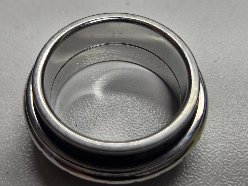 Anillo deslizante Montblanc de acero PVD negro 68 Foto 2 de 4