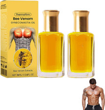 Thermofirm Bee Venom Gynecomastia Oil, 2025 New Chest Muscles Bee Venom Oil,Stre