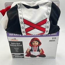Baby Little Red Riding Hood Dress Up Halloween Costume - 6-12M Months