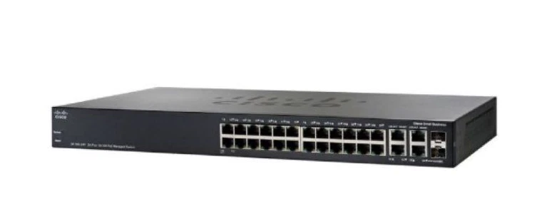Cisco SG300-28P 28 Ports Gigabit PoE+ Switch Manageable Reconditionné - Photo 1/1