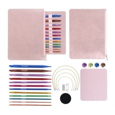 Tunisian Crochet Hook with Cable Interchangeable Tunisian Knitting Needle Set