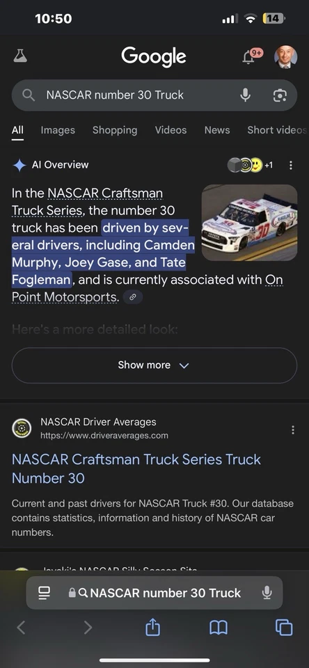 Racing Champions #30 Jimmy Hensley 1996 NASCAR Craftsman Truck Team Mopar Dodge - Image 3 of 4