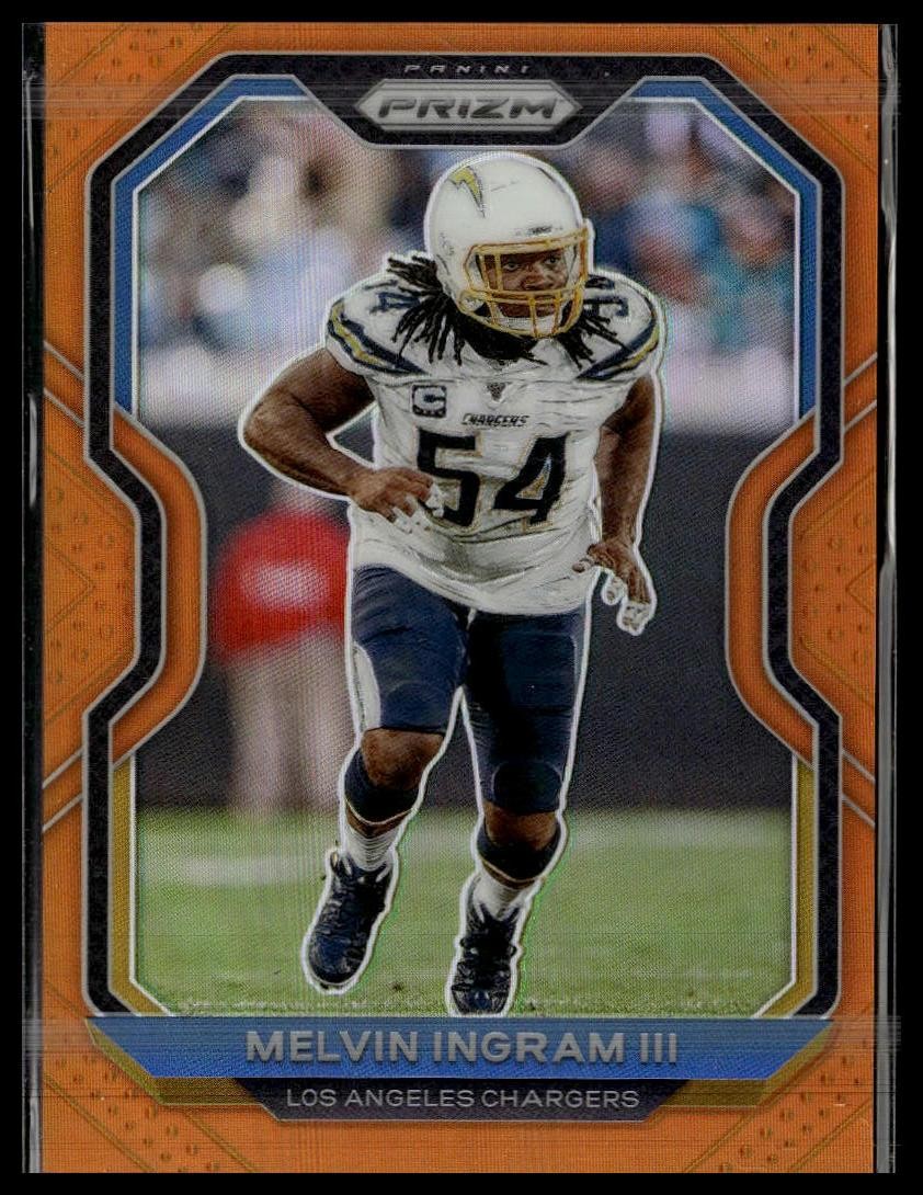 2020 Panini Prizm #146 Melvin Ingram III Prizm Orange #/249 SN