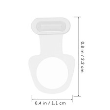 Silicone USB C Cover Caps Small Reusable Type C Plugs Phone Ports Silver