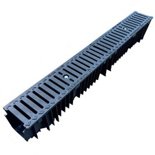 Clark Drain CD437 Heavy Duty C250 25 Tonne Channel PVC Channel with Ductile Iron