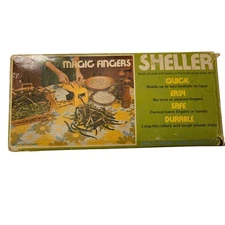 Vintage 1977 Magic Fingers Bean Pea Sheller Complete Original Box