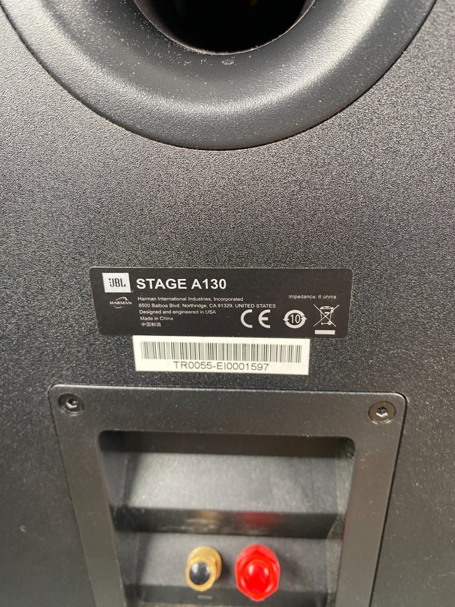 JBL STAGE A120 BLACK Pair Bookshelf Speakers STAGE Series | eBay