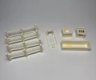 Fisher Price Little People Accessories- Fences, Harness, Trough, Stove, Sink VTG