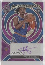 2022 Panini Spectra Aspiring Purple Prizm 10/35 Trevor Keels #AA-TKL Auto 0nr3