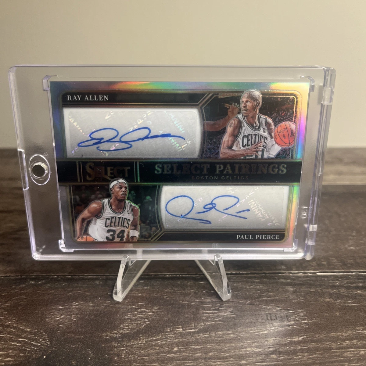 Panini Paul Pierce Basketball Autographed Sports Trading Cards