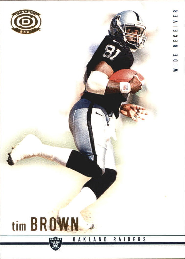 2001 Pacific Dynagon Retail #67 Tim Brown - FB