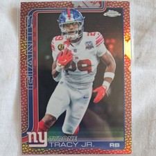 2025 Topps Chrome Tyrone Tracy Jr. #228 Leather Football Giants