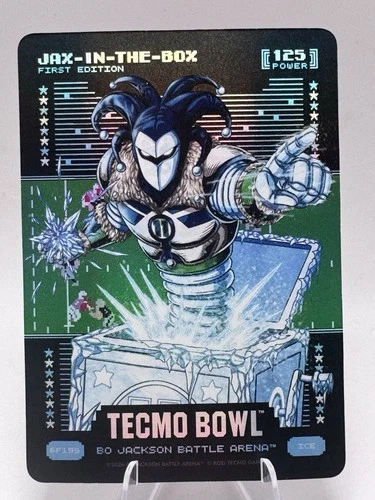 Bo Jackson Battle Arena TECMO BOWL #BF195 Jax-In-the-Box Battlefoil Ice PWR 125
