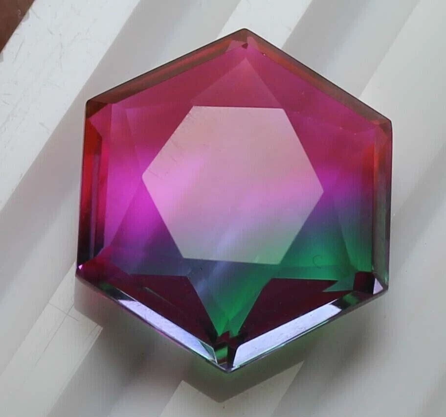 AAA+ Large Tourmaline 66.4 Ct. Faceted Hexagon Cut Loose Gemstone Gift for Women - Image 4 of 4