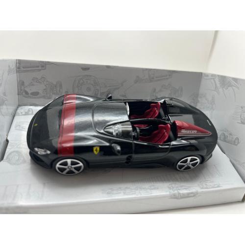 1:43 BURAGO Ferrari Monza Sp2 2018 Black BU36049Z Model - Picture 2 of 2