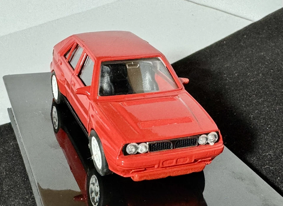 LANCIA DELTA HF INTEGRALE 16v 1989 TEST CAR PLAIN BODY RED VITESSE 1:43 - Immagine 4 di 4