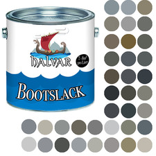 Halvar PU Bootslack Matt Grau RAL 7000 - 7047 Yachtlack GFK & Kunststoff